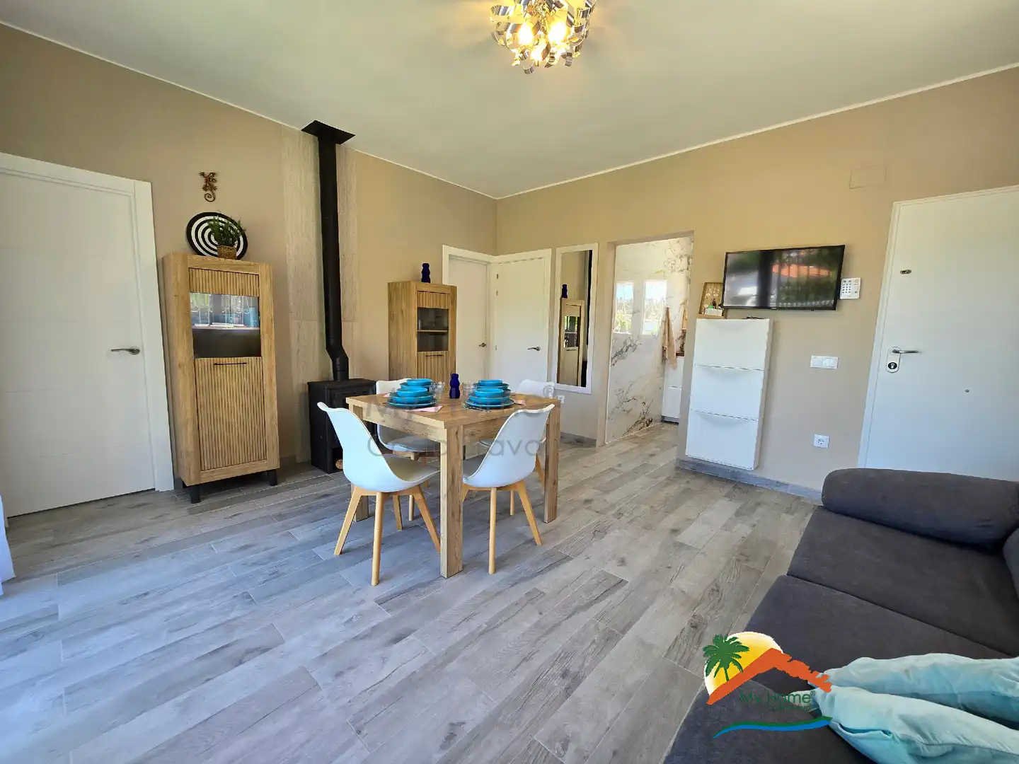 Sala de estar de Casa o chalet en venta en Lloret de Mar con Aire acondicionado, Calefacción y Jardín privado