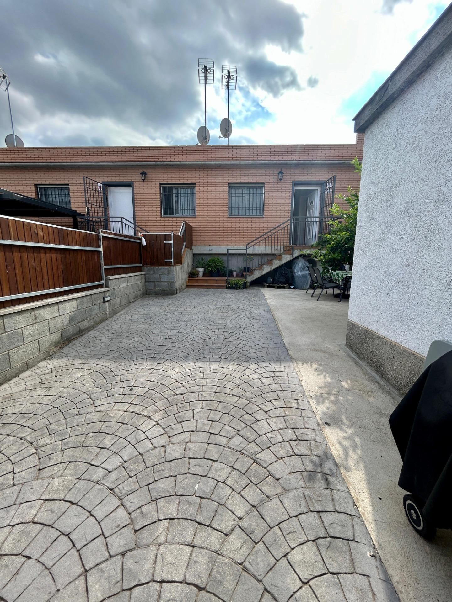 Terrace of Single-family semi-detached for sale in Masquefa  with Air Conditioner
