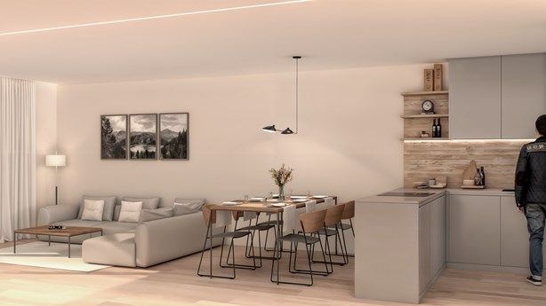 Sala de estar de Piso en venta en Encamp con Terraza