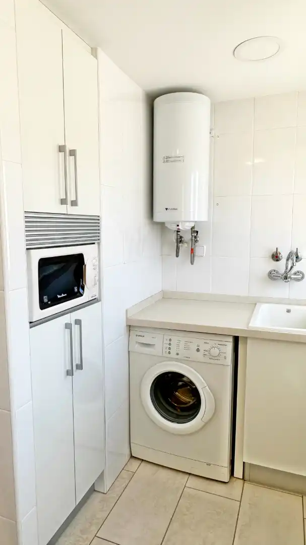 Cocina de Apartamento de alquiler en Gandia con Aire acondicionado, Calefacción y Terraza