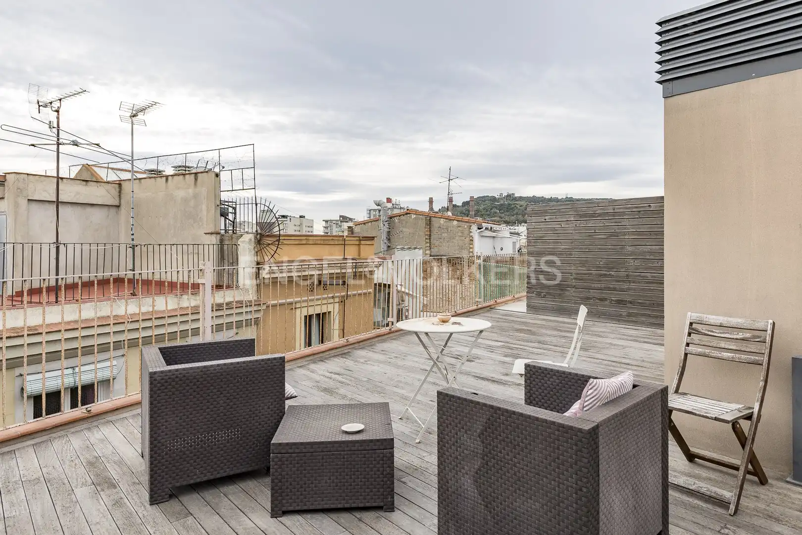 Terraza de Loft de alquiler en Barcelona con Calefacción, Terraza y Amueblado