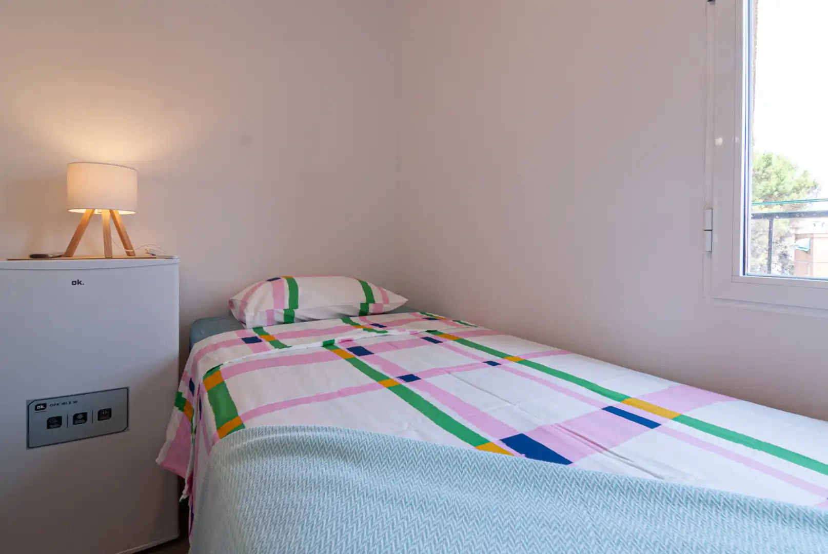 Schlafzimmer von Wohnung zur untervermieten in Madrid mit Heizung, Möbliert und Waschmaschine