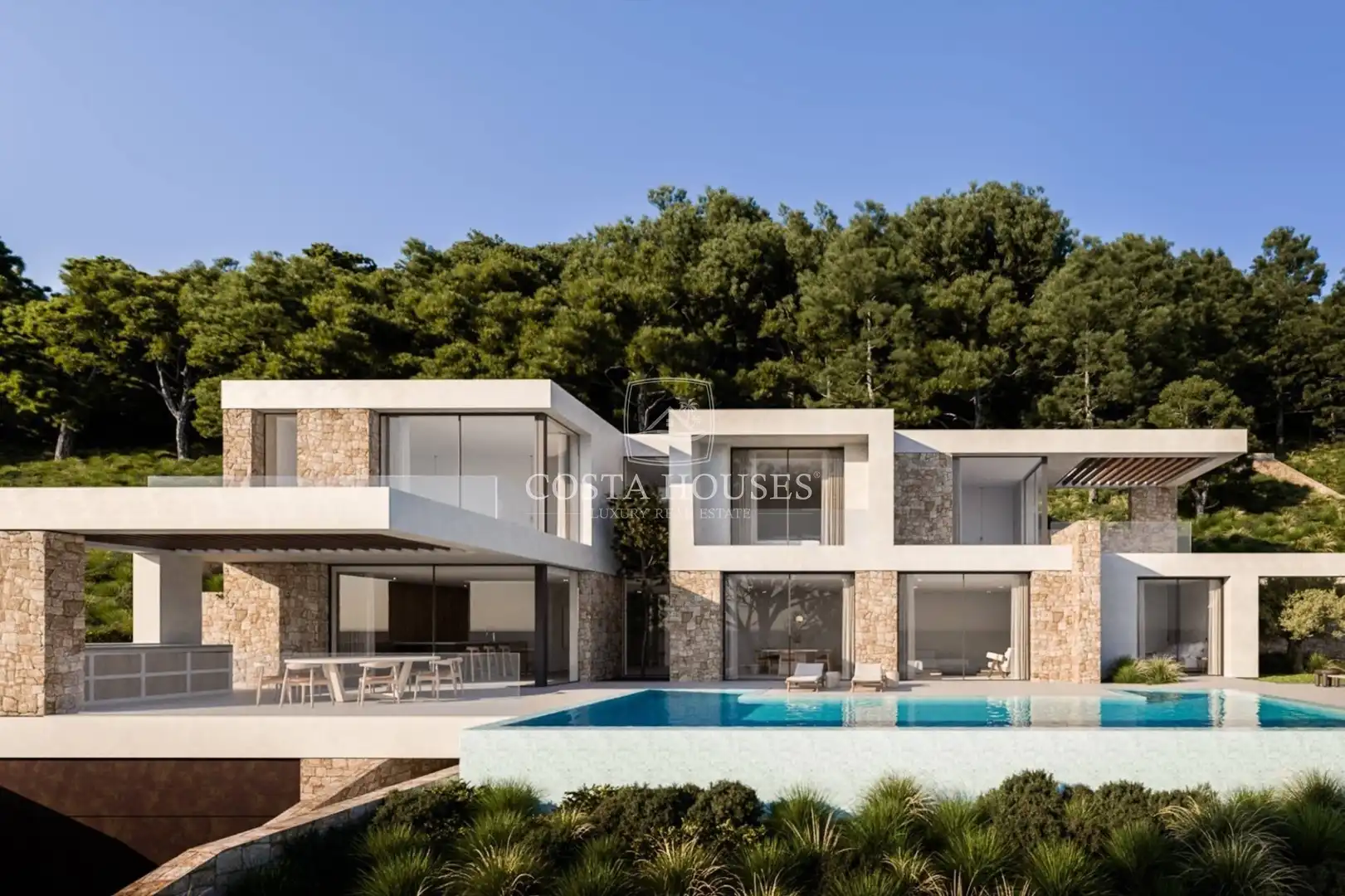 Exterior view of Houses for sale in Jávea / Xàbia  with Air Conditioner, Private garden and Terrace