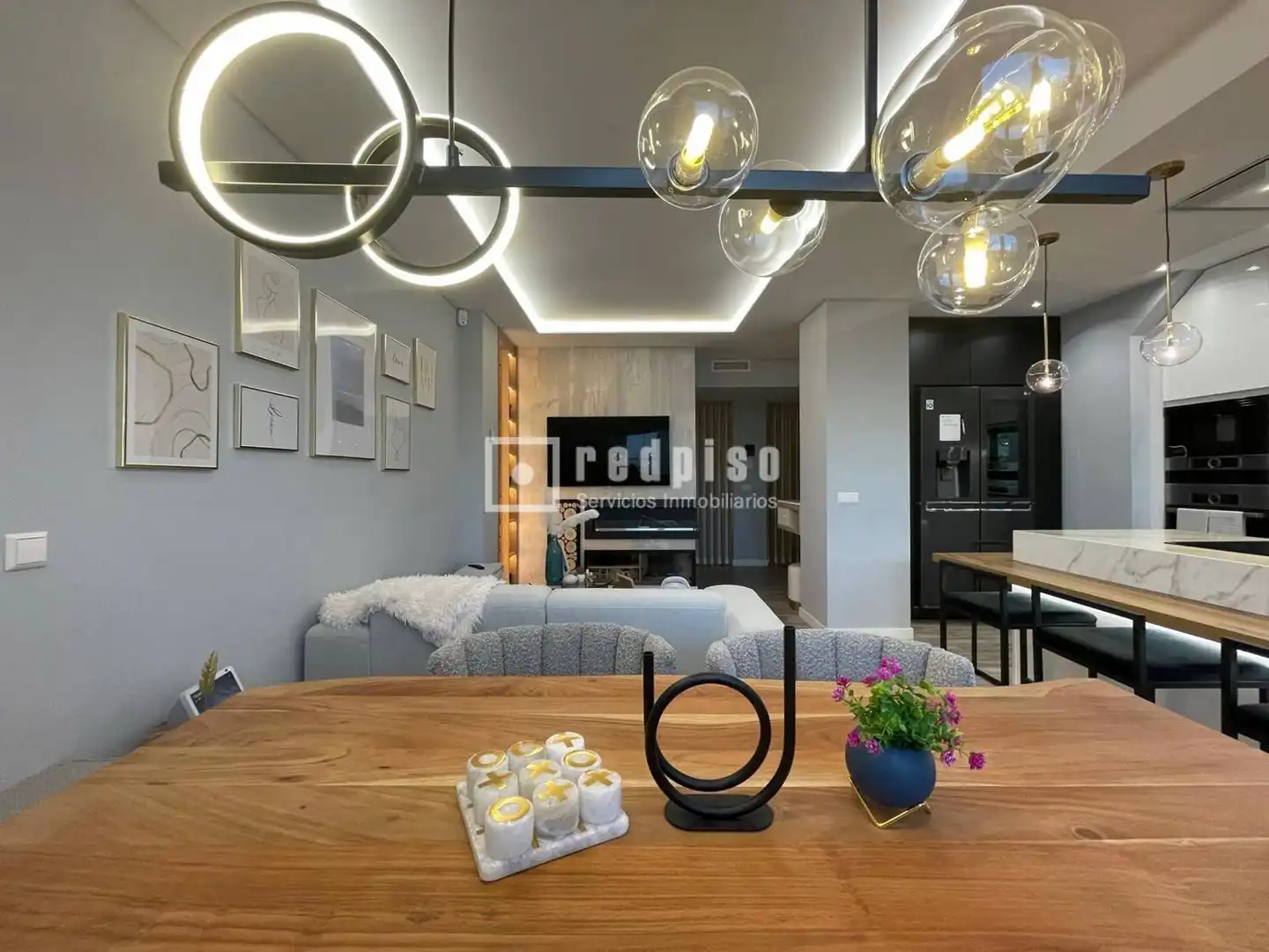 Sala d'estar de Àtic en venda en Madrid amb Aire condicionat, Calefacció i Jardí privat