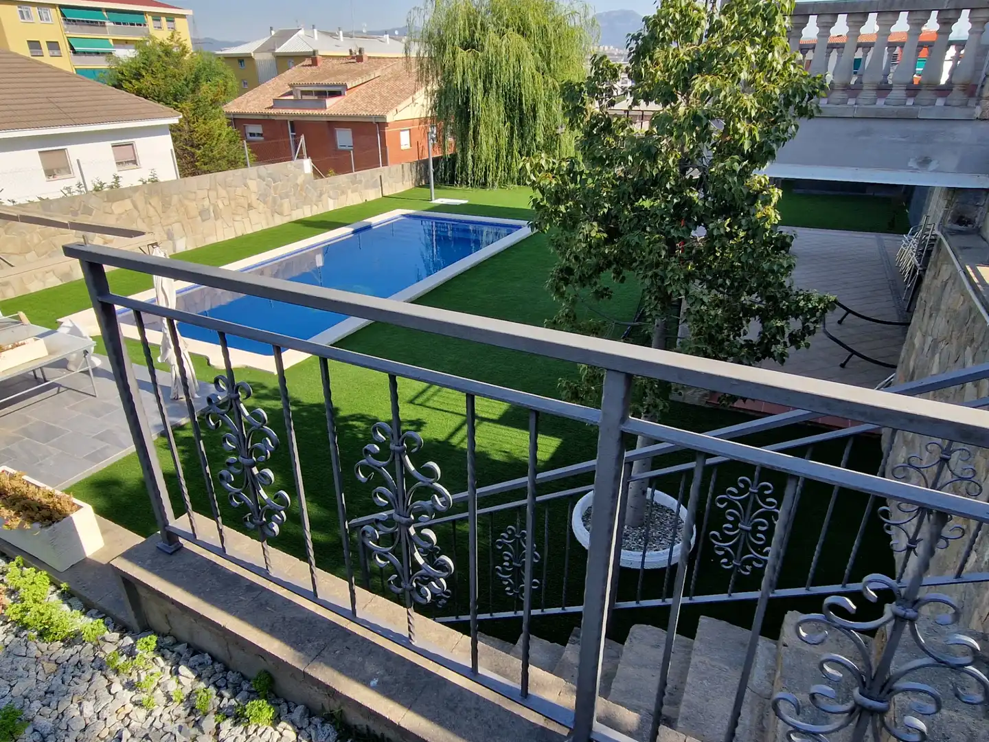 Piscina de Casa o chalet en venta en Terrassa con Aire acondicionado, Calefacción y Jardín privado