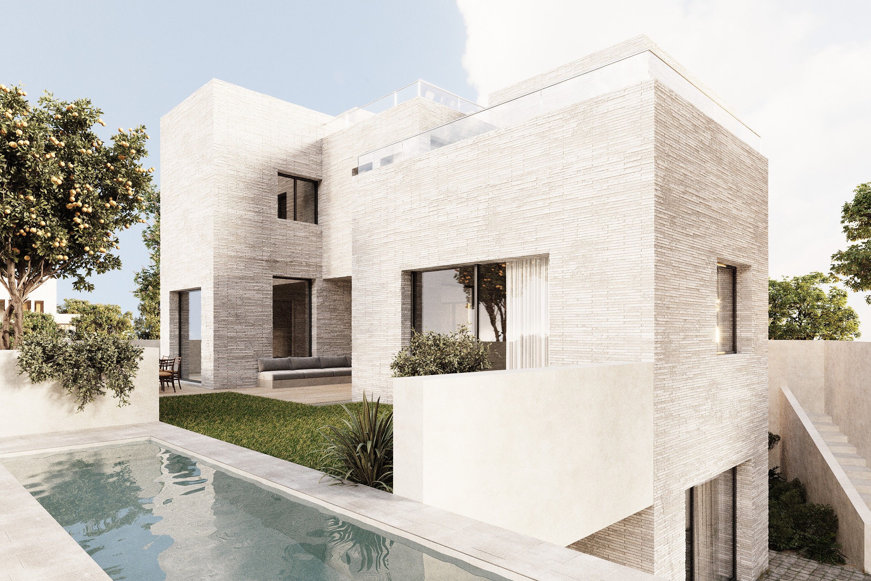 Exterior view of House or chalet for sale in Esplugues de Llobregat  with Air Conditioner, Heating and Private garden