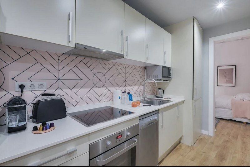 Kitchen of Flat to rent in  Valencia Capital  with Furnished and Pets allowed
