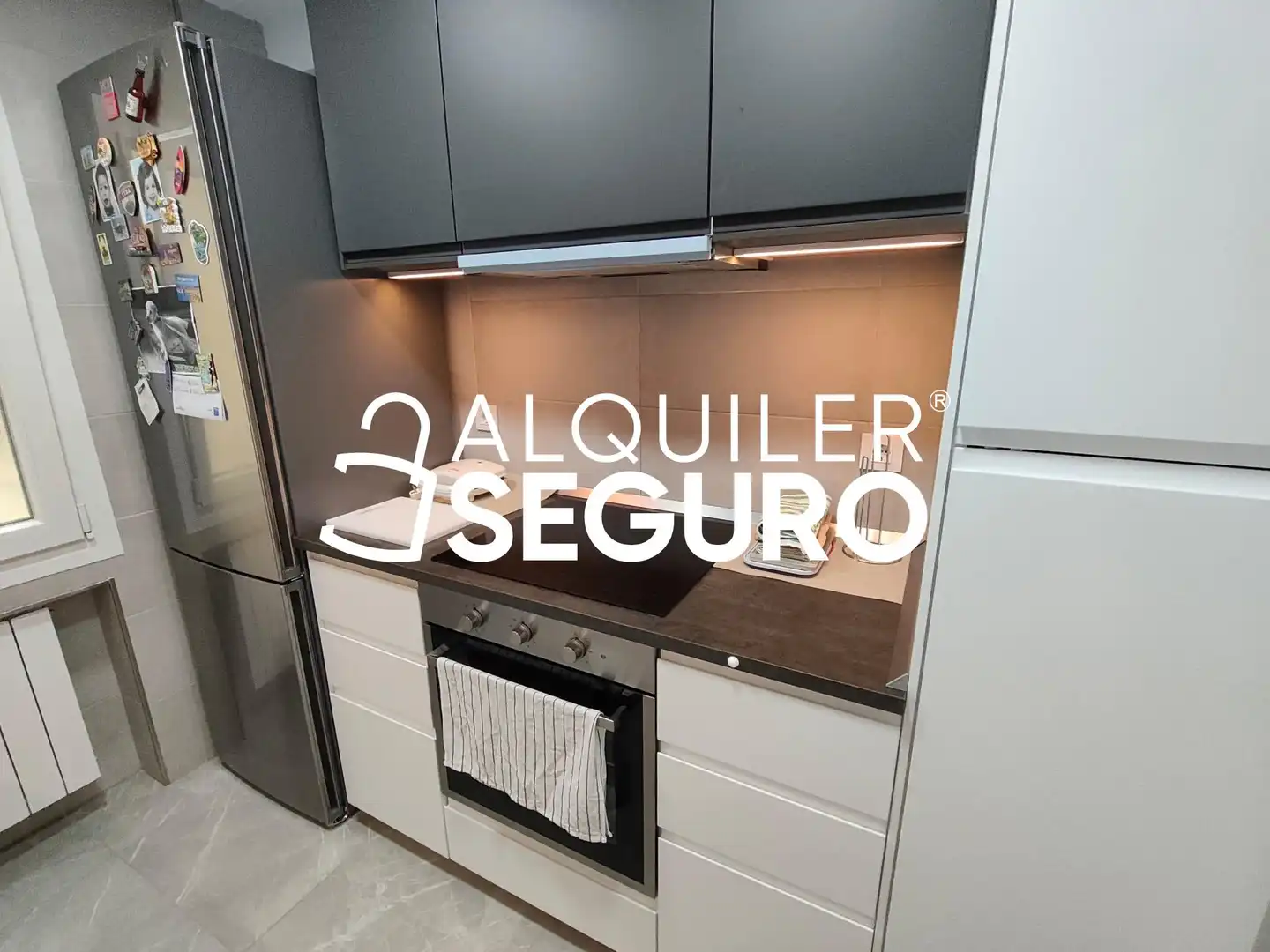 Küche von Wohnung zur Miete in Madrid mit Klimaanlage und Heizung