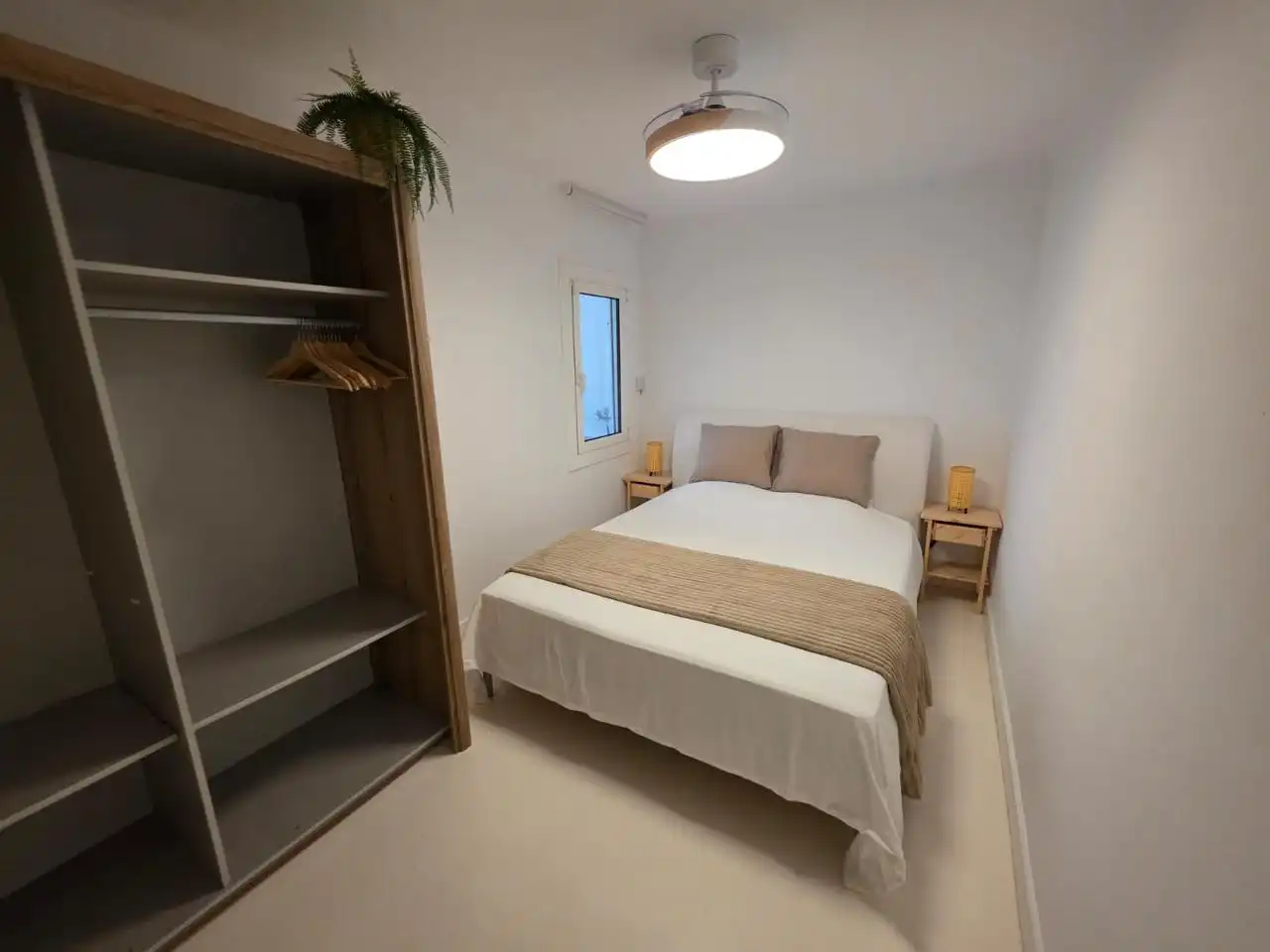 Schlafzimmer von Wohnung zur Miete in Castelldefels mit Klimaanlage, Terrasse und Möbliert