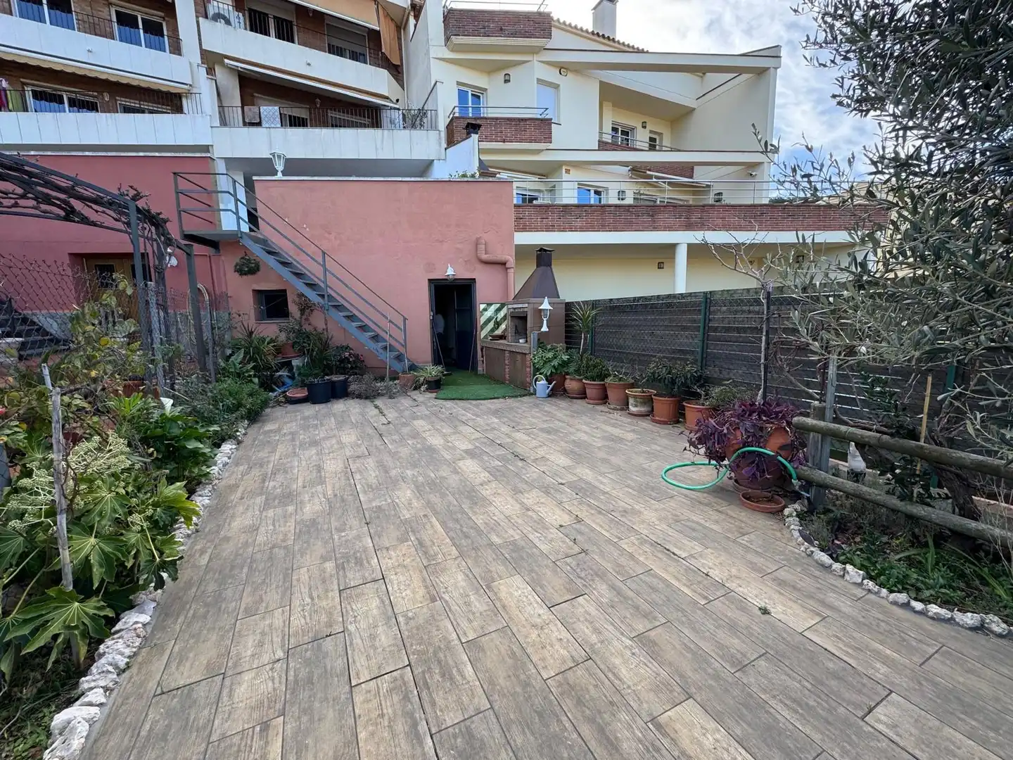 Terrasse von Einfamilien-Reihenhaus zum Verkauf in Blanes
