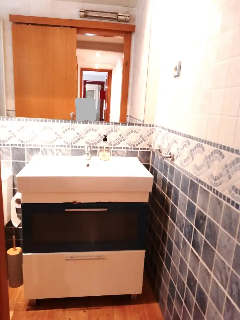 Badezimmer von Dachboden zum Verkauf in L'Hospitalet de Llobregat mit Klimaanlage, Heizung und Terrasse