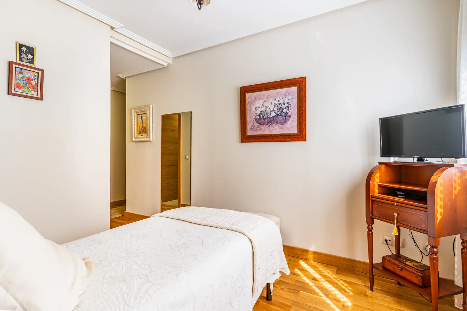 Schlafzimmer von Wohnung zum Verkauf in Las Rozas de Madrid mit Klimaanlage, Heizung und Parkett