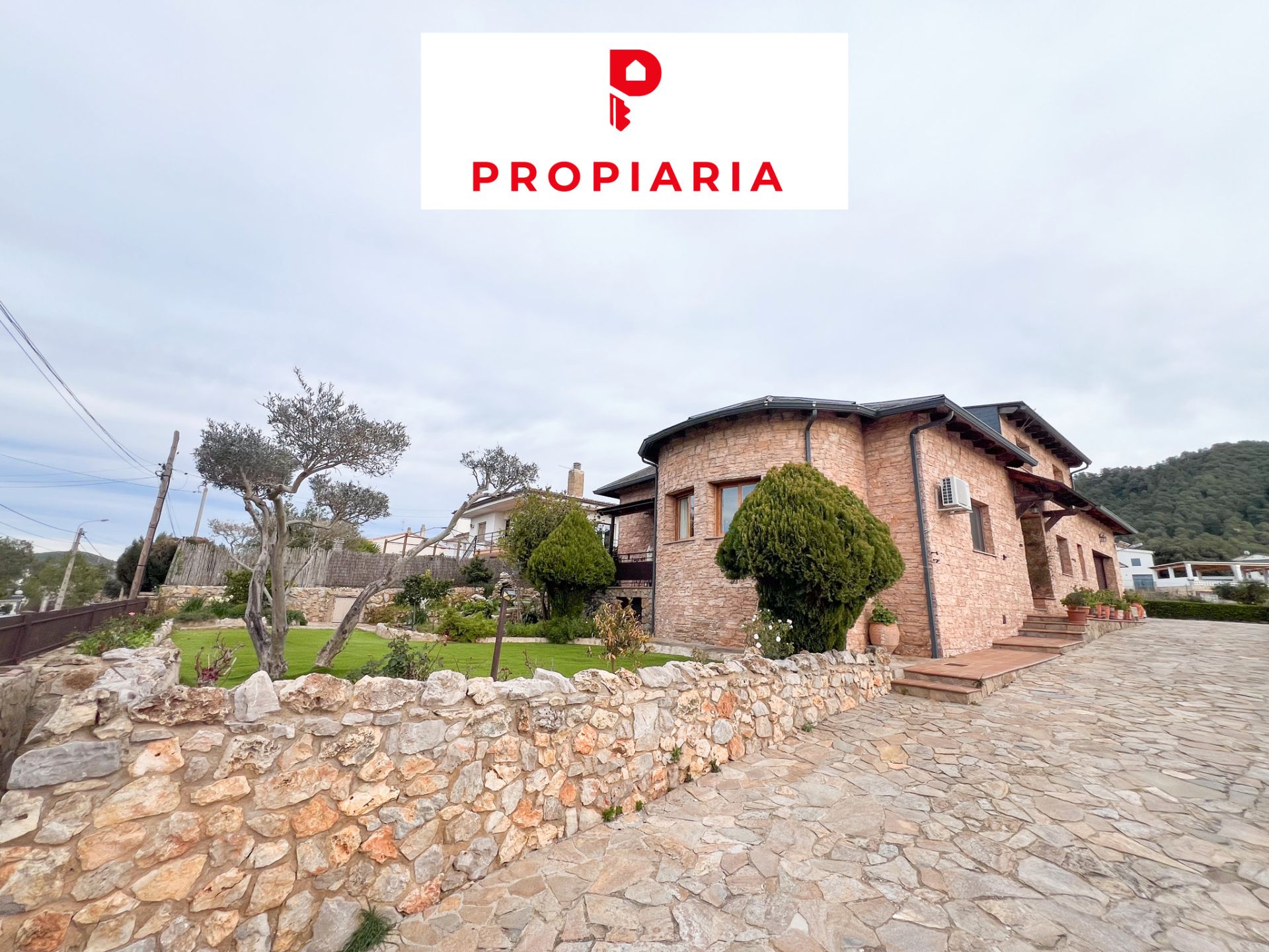 Exterior view of House or chalet for sale in Vallirana  with Air Conditioner, Heating and Private garden