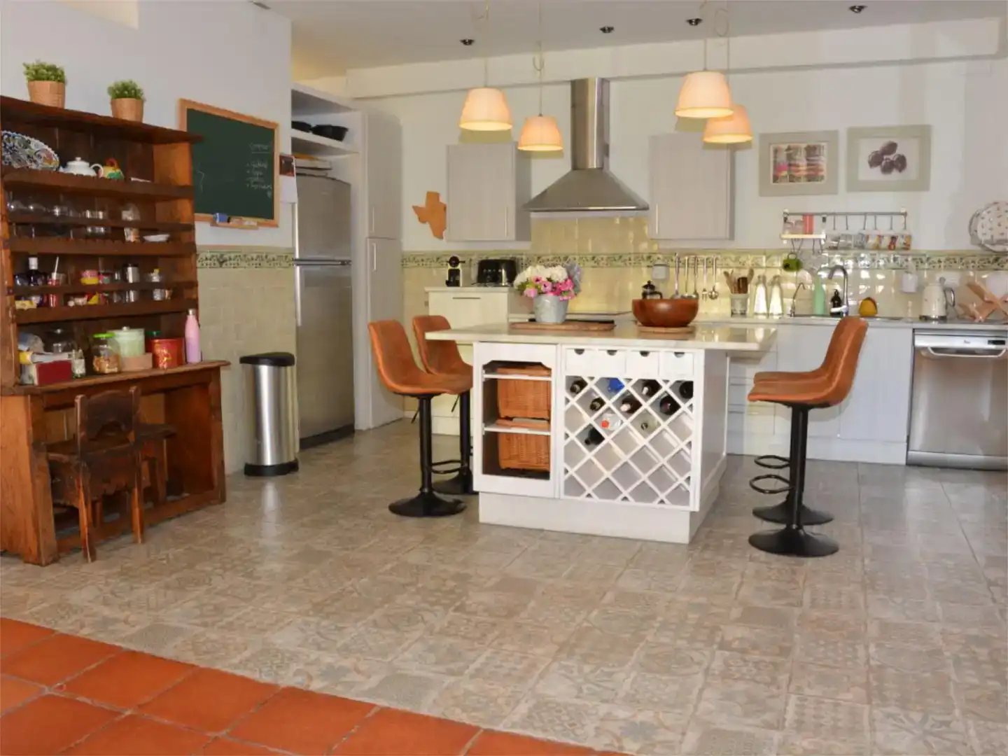 Cocina de Casa o chalet de alquiler en Sitges con Aire acondicionado, Piscina y Amueblado