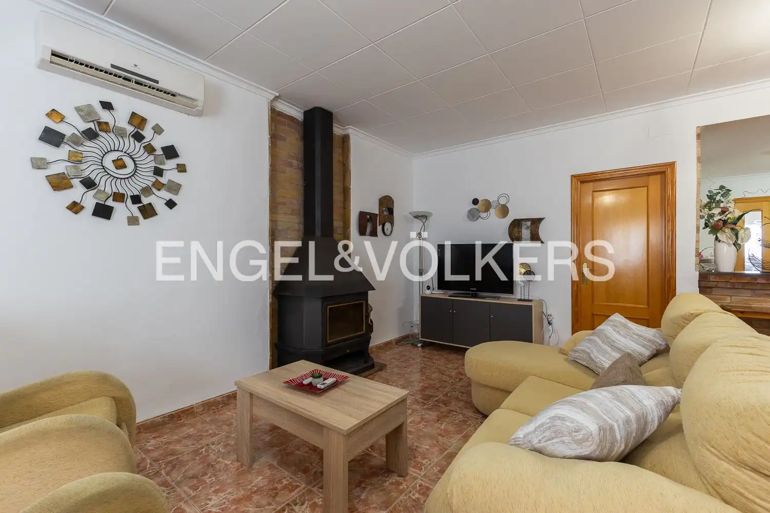 Sala de estar de Casa o chalet en venta en Rafelguaraf con Calefacción y Jardín privado