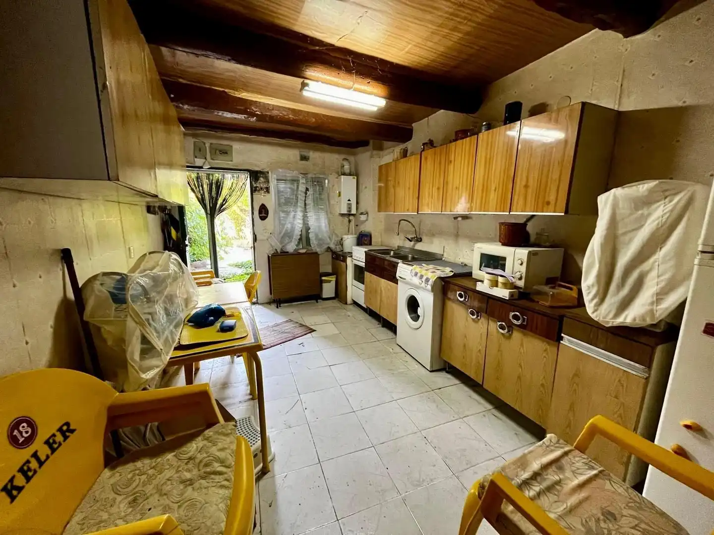 Cocina de Casa adosada en venta en Pinilla del Valle con Calefacción, Jardín privado y Trastero
