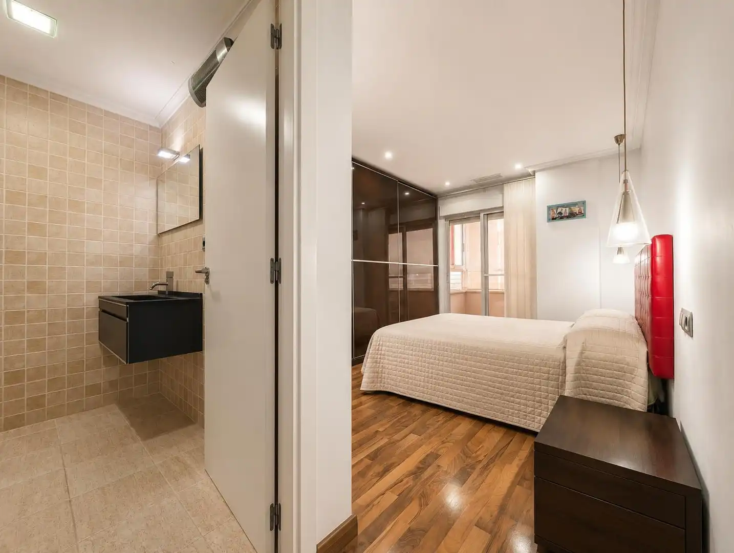 Schlafzimmer von Wohnung zum Verkauf in Elche / Elx mit Klimaanlage, Terrasse und Balkon