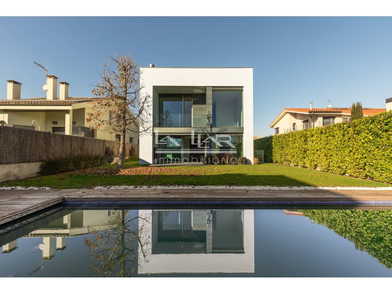 Vista exterior de Casa o xalet en venda en Gurb amb Aire condicionat, Calefacció i Jardí privat