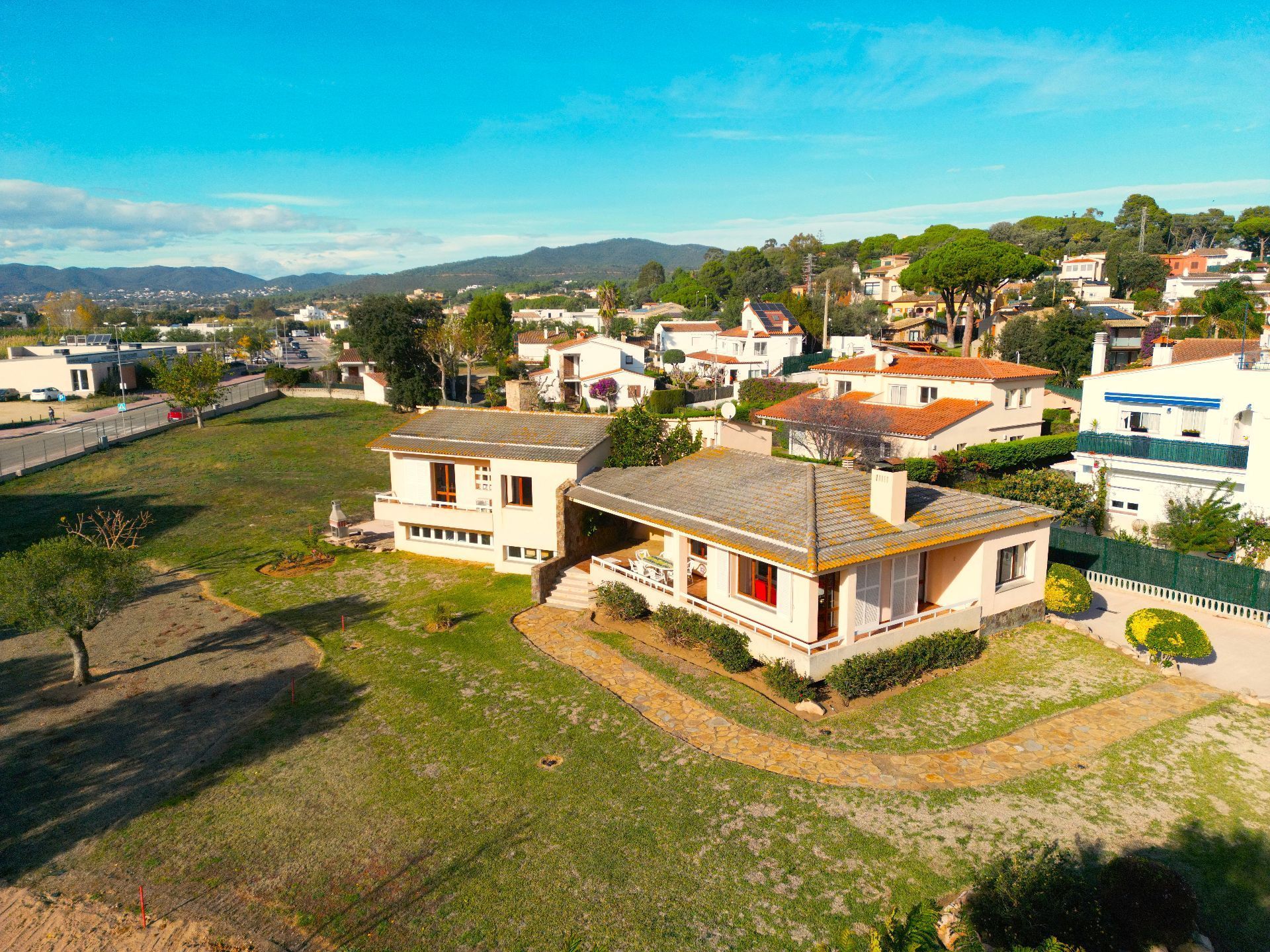 Vista exterior de Casa o xalet en venda en Calonge amb Jardí privat, Terrassa i Traster