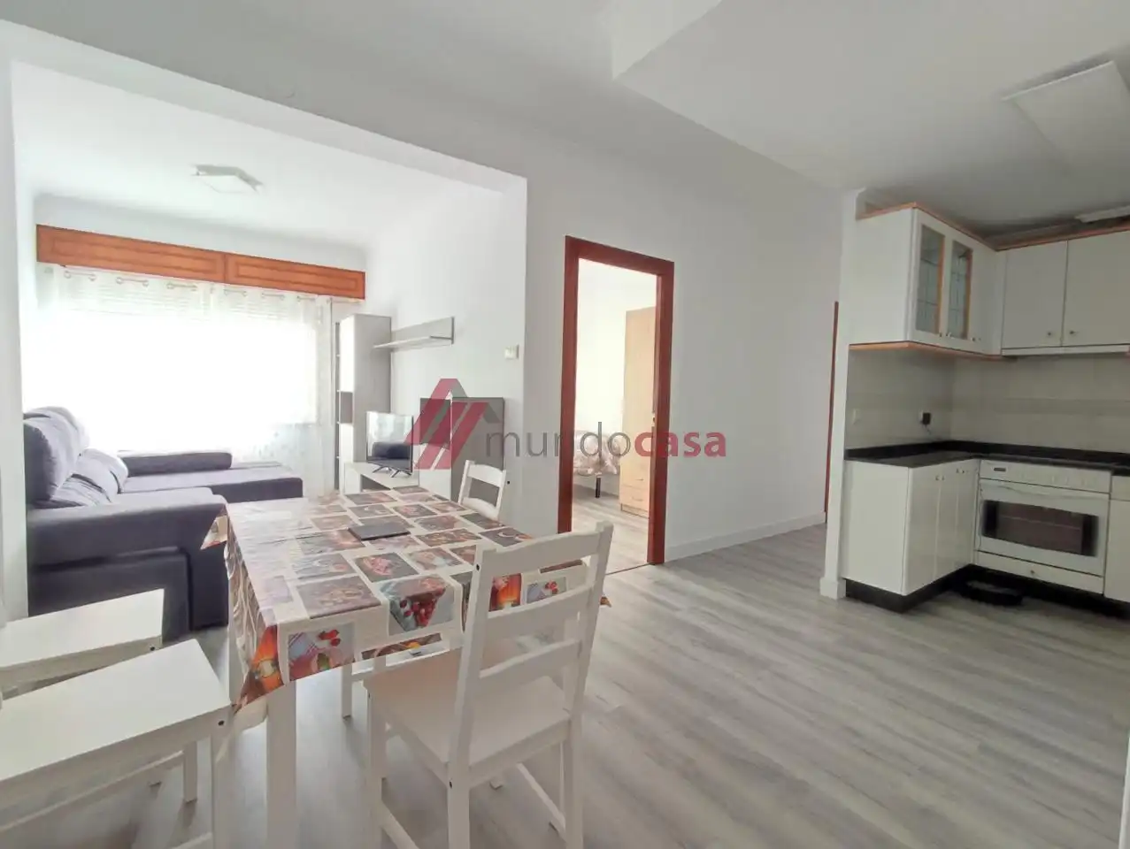 Living room of Flat for rent in Ferrol  with Heating and Furnished