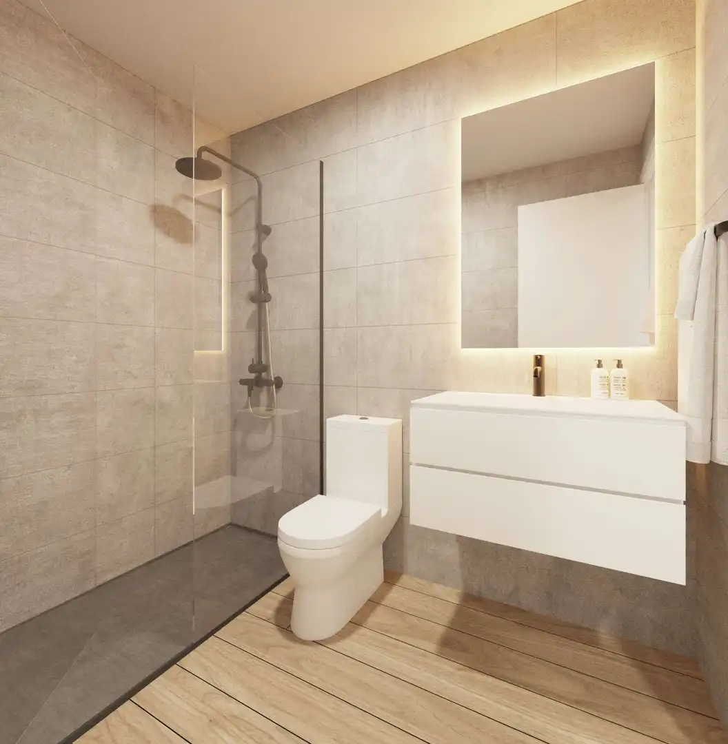 Bany de Apartament en venda en Marbella amb Aire condicionat, Calefacció i Terrassa