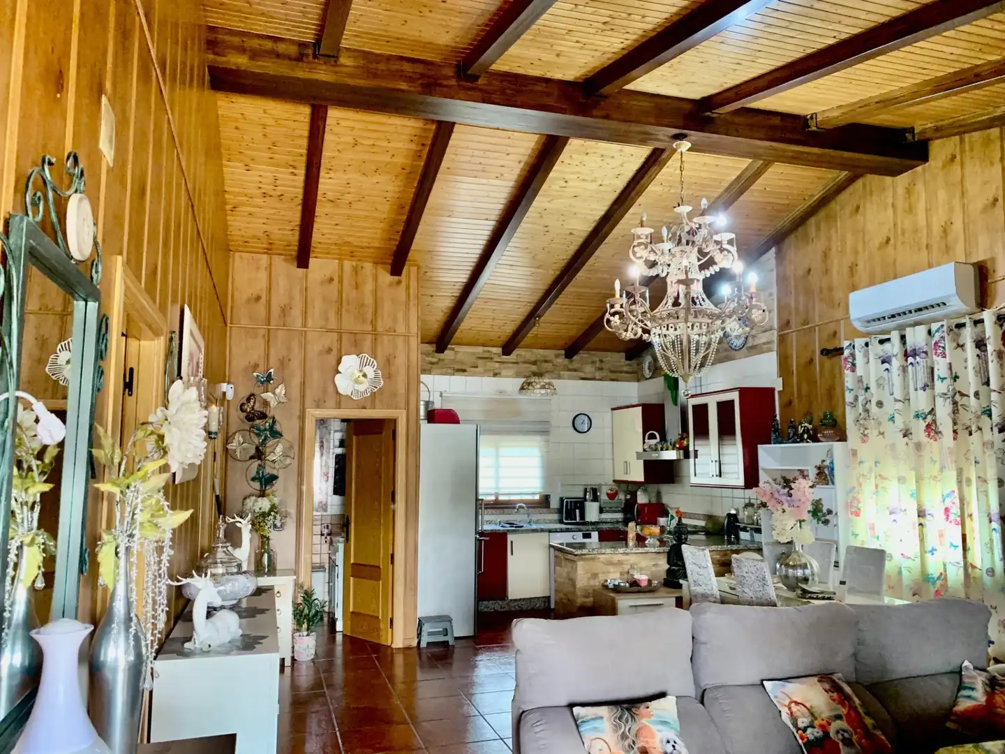 Cocina de Casa o chalet en venta en Lora del Río con Aire acondicionado, Calefacción y Jardín privado