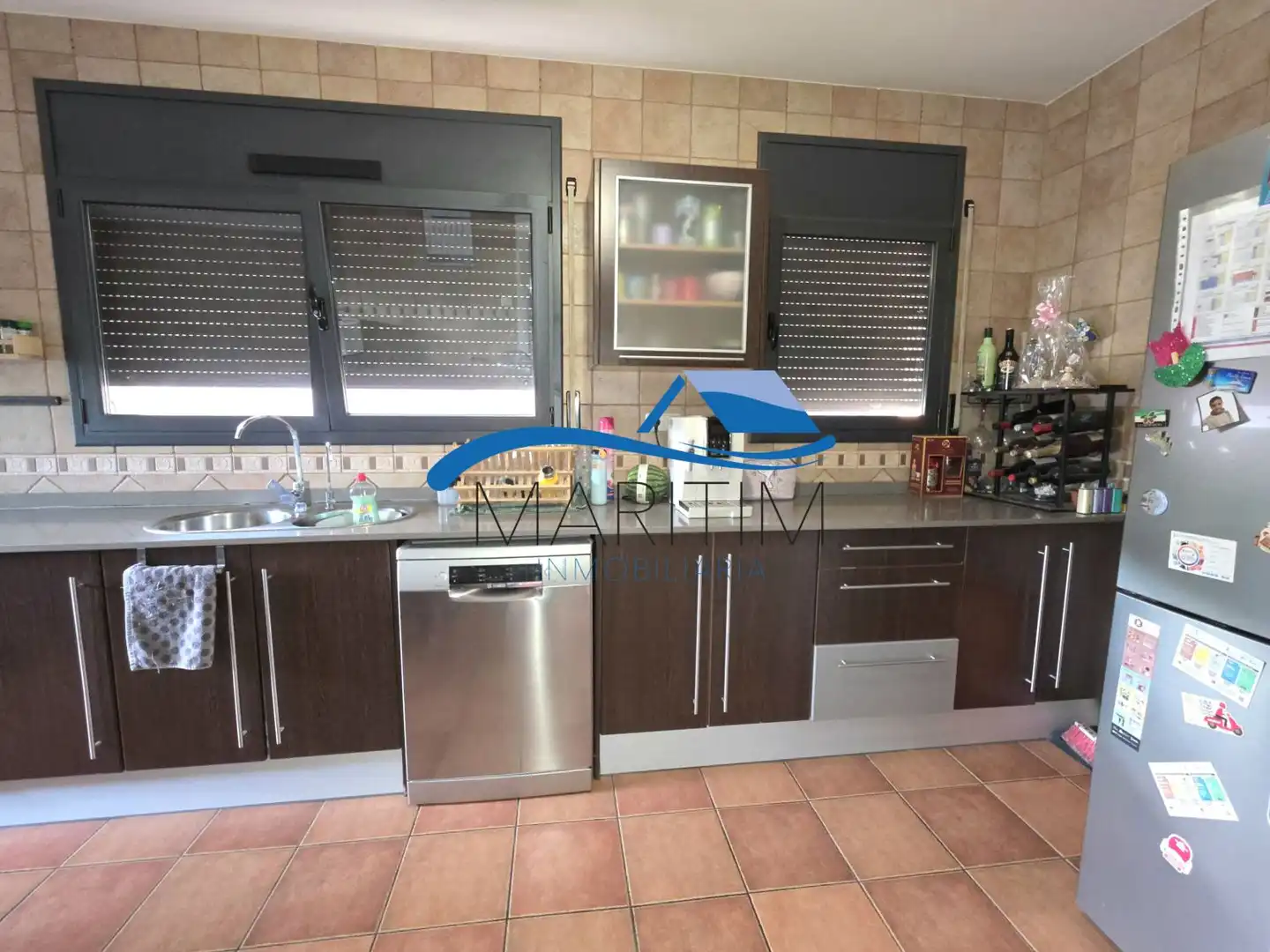Cuina de Casa o xalet en venda en Riells i Viabrea amb Aire condicionat, Calefacció i Terrassa