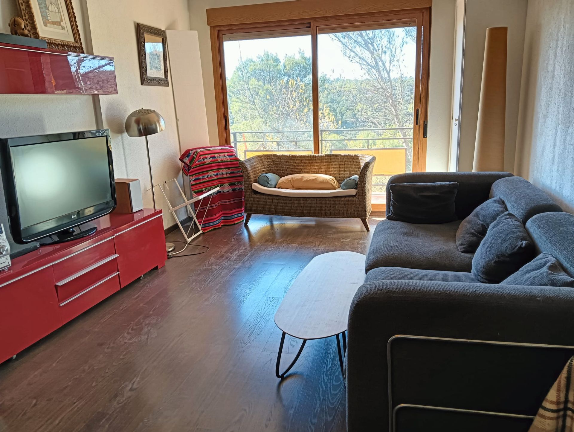 Living room of Flat for sale in Albalate de Zorita  with Private garden, Terrace and Swimming Pool