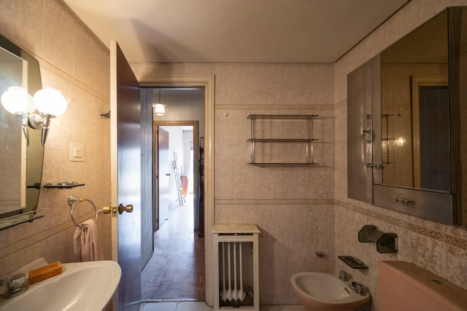 Badezimmer von Wohnung zum Verkauf in Madrid mit Heizung und Terrasse