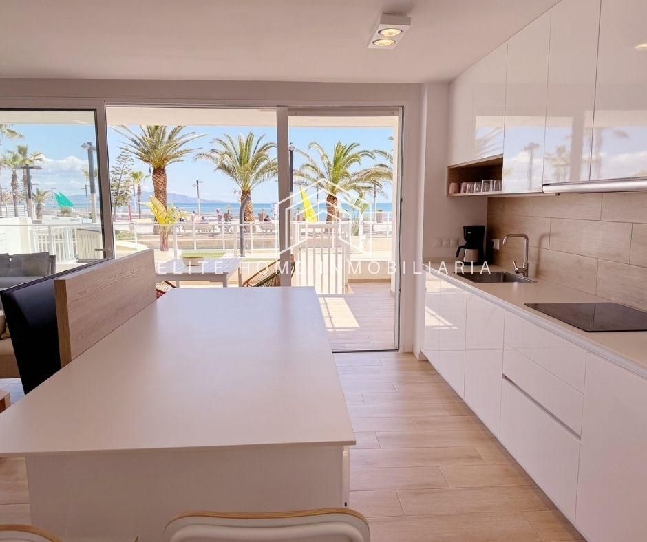 Kitchen of Apartments for rent in Oropesa del Mar / Orpesa  with Air Conditioner, Private garden and Terrace