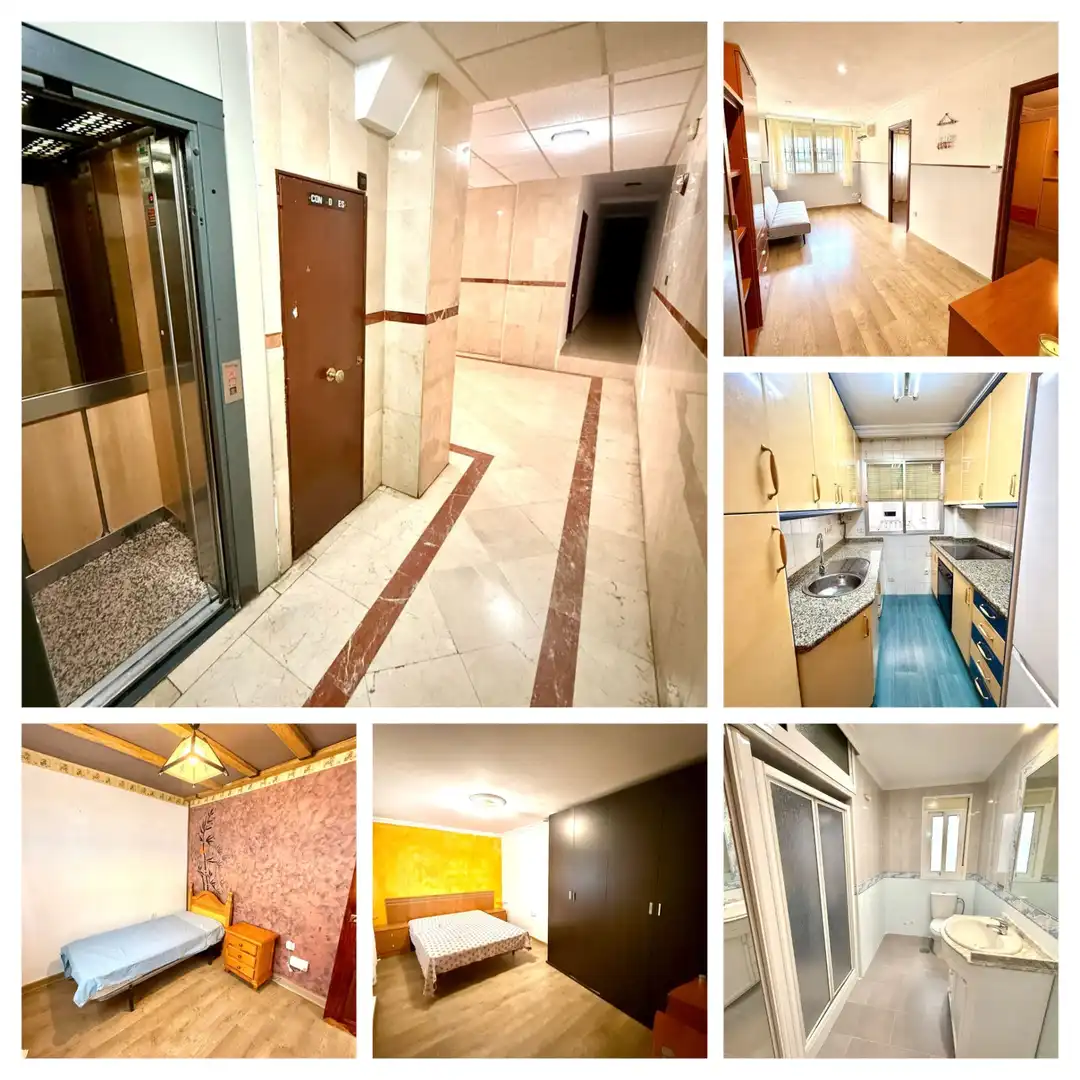 Außenansicht von Wohnung zum Verkauf in San Juan de Aznalfarache mit Klimaanlage und Ofen