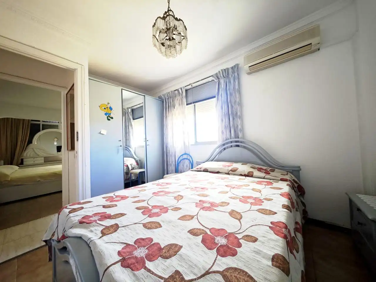 Schlafzimmer von Wohnung zur Miete in San Bartolomé de Tirajana mit Klimaanlage, Terrasse und Möbliert