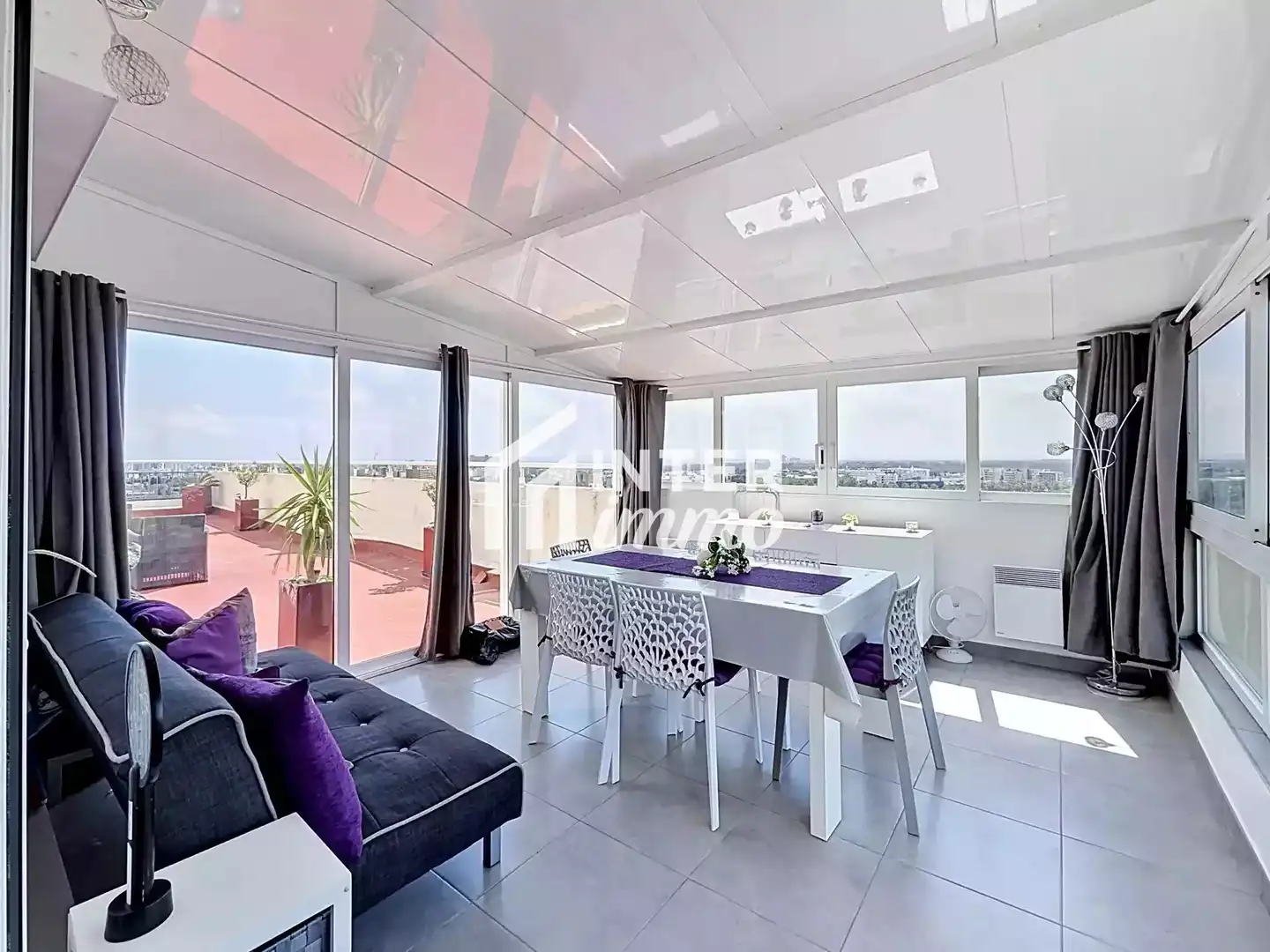 Terraza de Apartamento en venta en Roses con Calefacción, Terraza y Amueblado