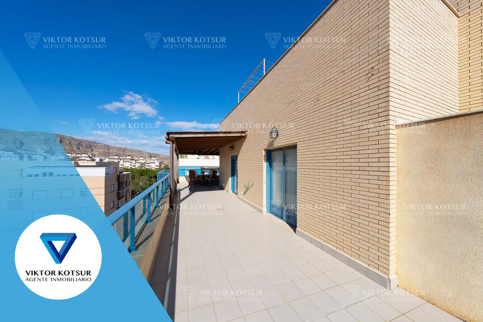Terraza de Ático en venta en Roquetas de Mar con Aire acondicionado, Parquet y Terraza