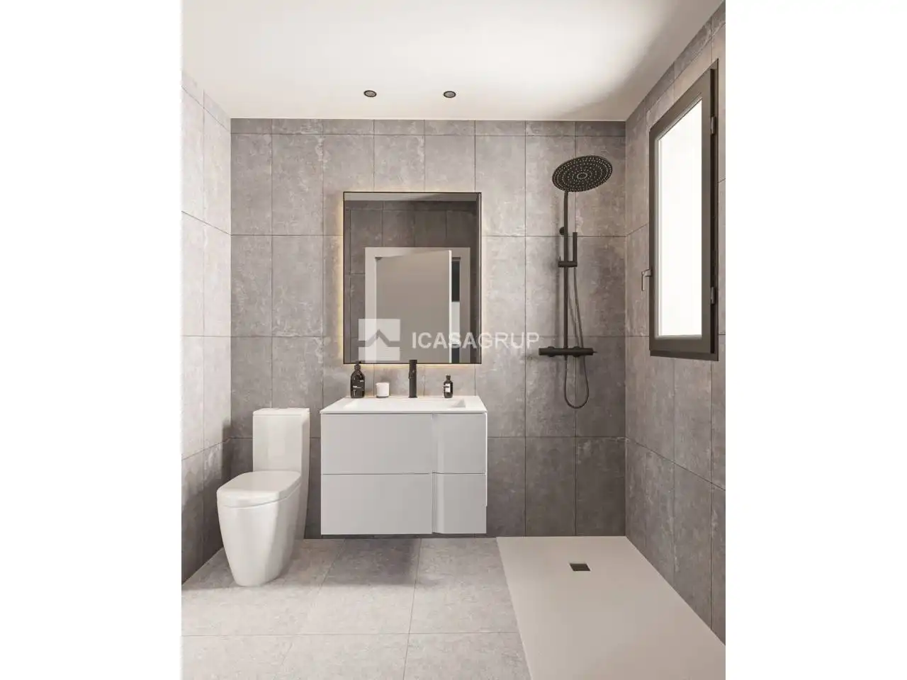 Bathroom of Flat for sale in Sabadell  with Air Conditioner, Parquet flooring and Balcony