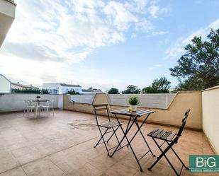 Terrace of Flat to rent in Sant Jaume d'Enveja  with Air Conditioner, Heating and Private garden