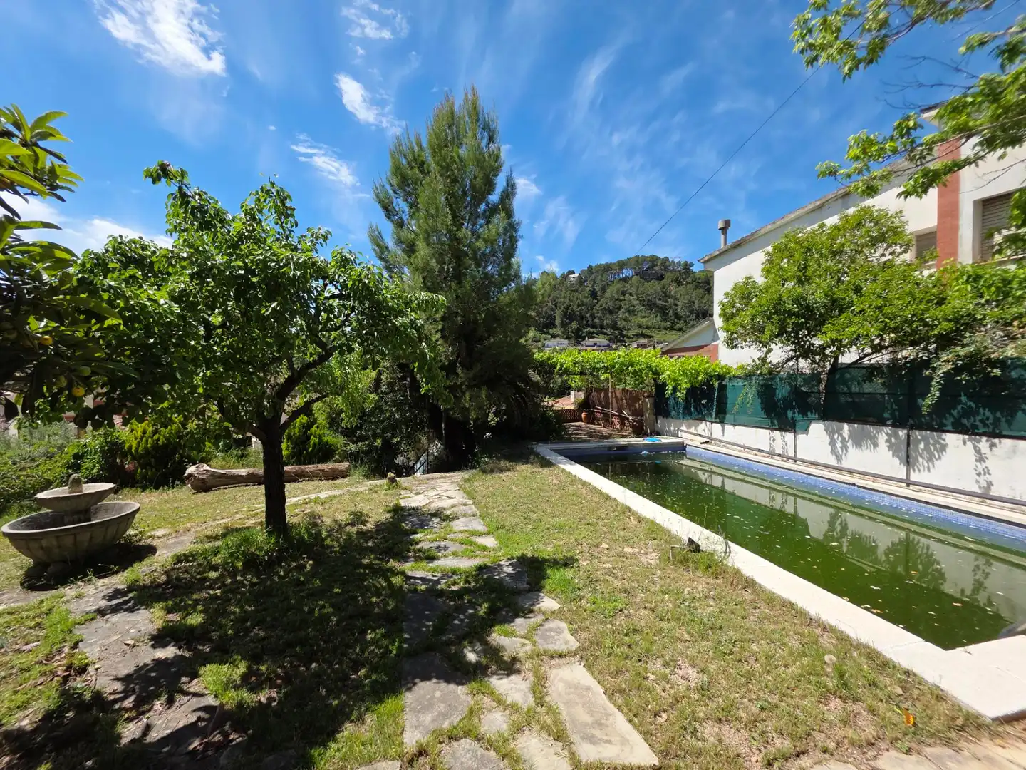 Jardí de Casa o xalet en venda en Vallirana amb Calefacció, Jardí privat i Terrassa