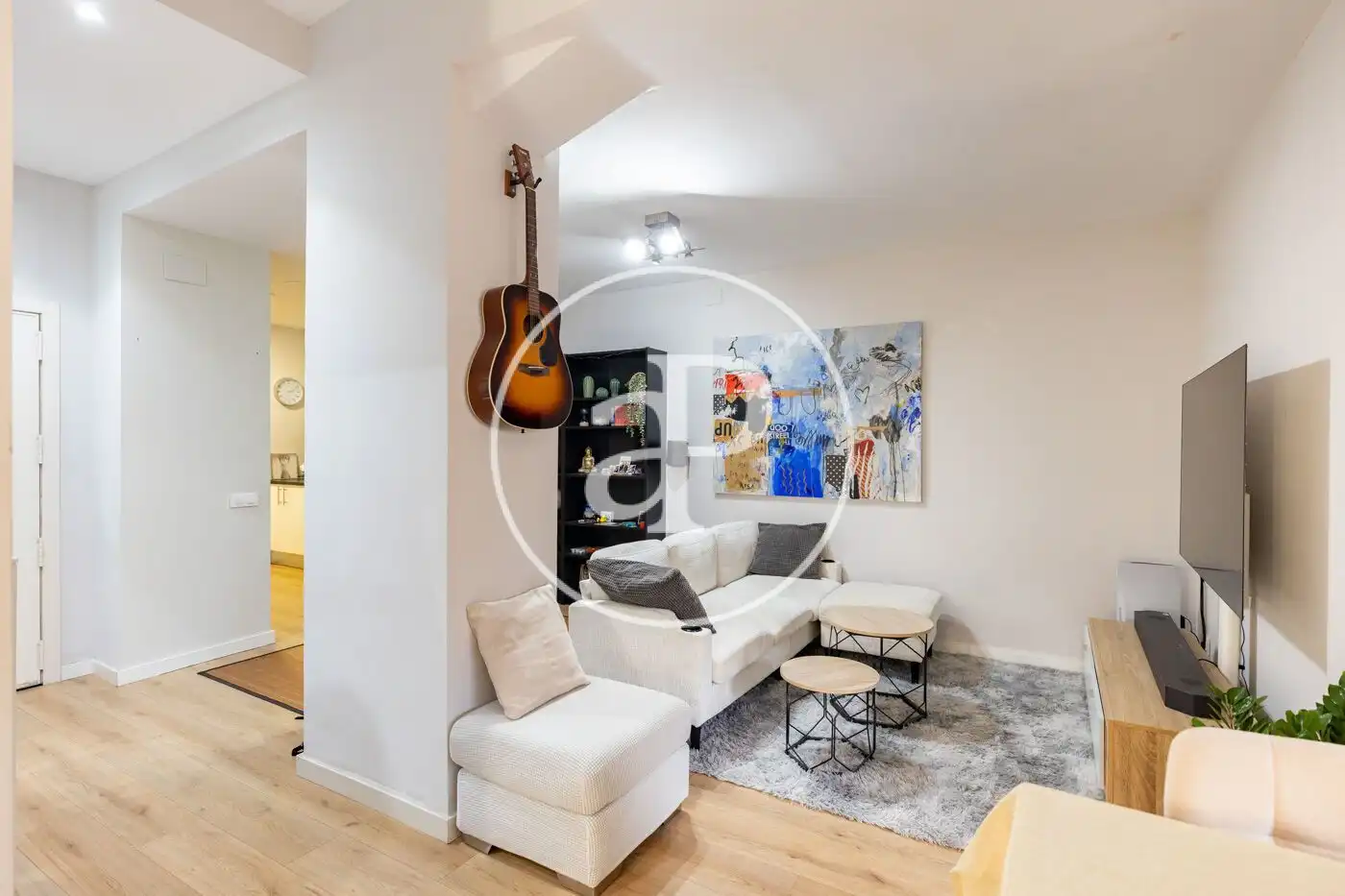 Sala de estar de Piso en venta en Sant Martí