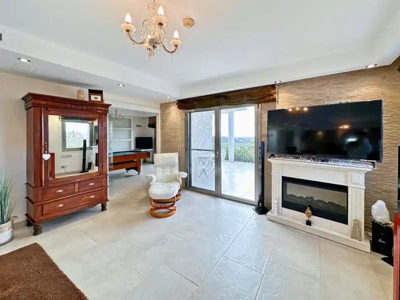 Living room of Houses for sale in Vilajuïga  with Air Conditioner, Heating and Terrace