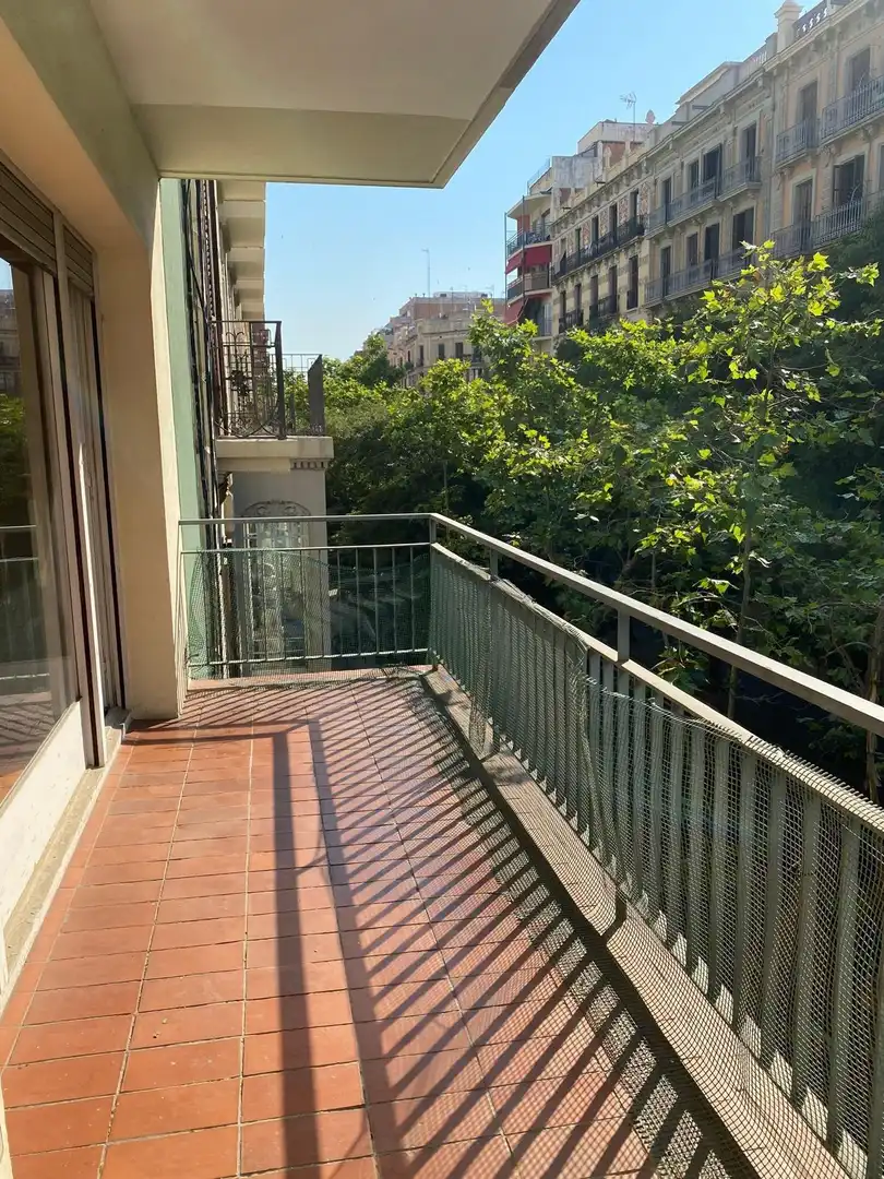 Terraza de Apartamento de alquiler en Barcelona con Aire acondicionado, Parquet y Balcón