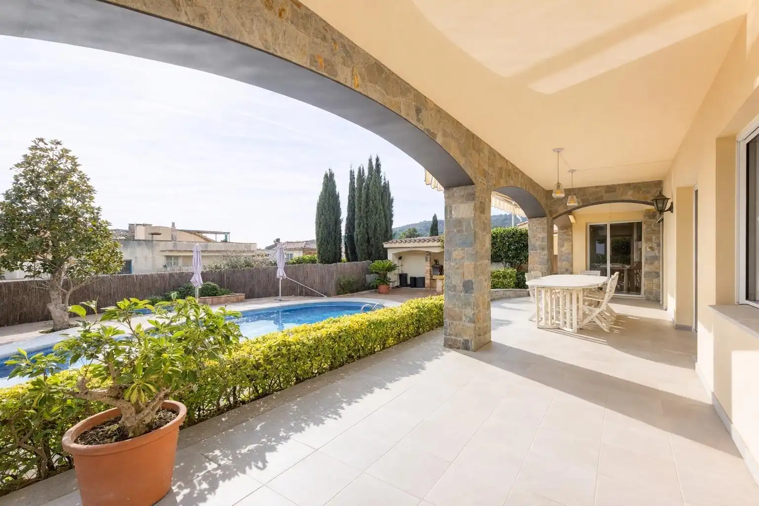 Terraza de Casa o chalet en venta en Argentona con Aire acondicionado, Calefacción y Jardín privado