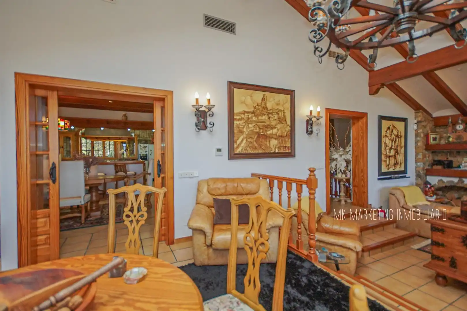 Comedor de Casa o chalet en venta en Mazarrón con Calefacción, Jardín privado y Terraza