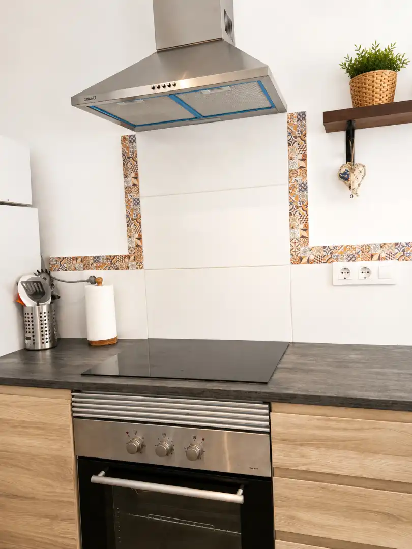 Cocina de Casa adosada en venta en Fuenterrobles con Aire acondicionado y Amueblado