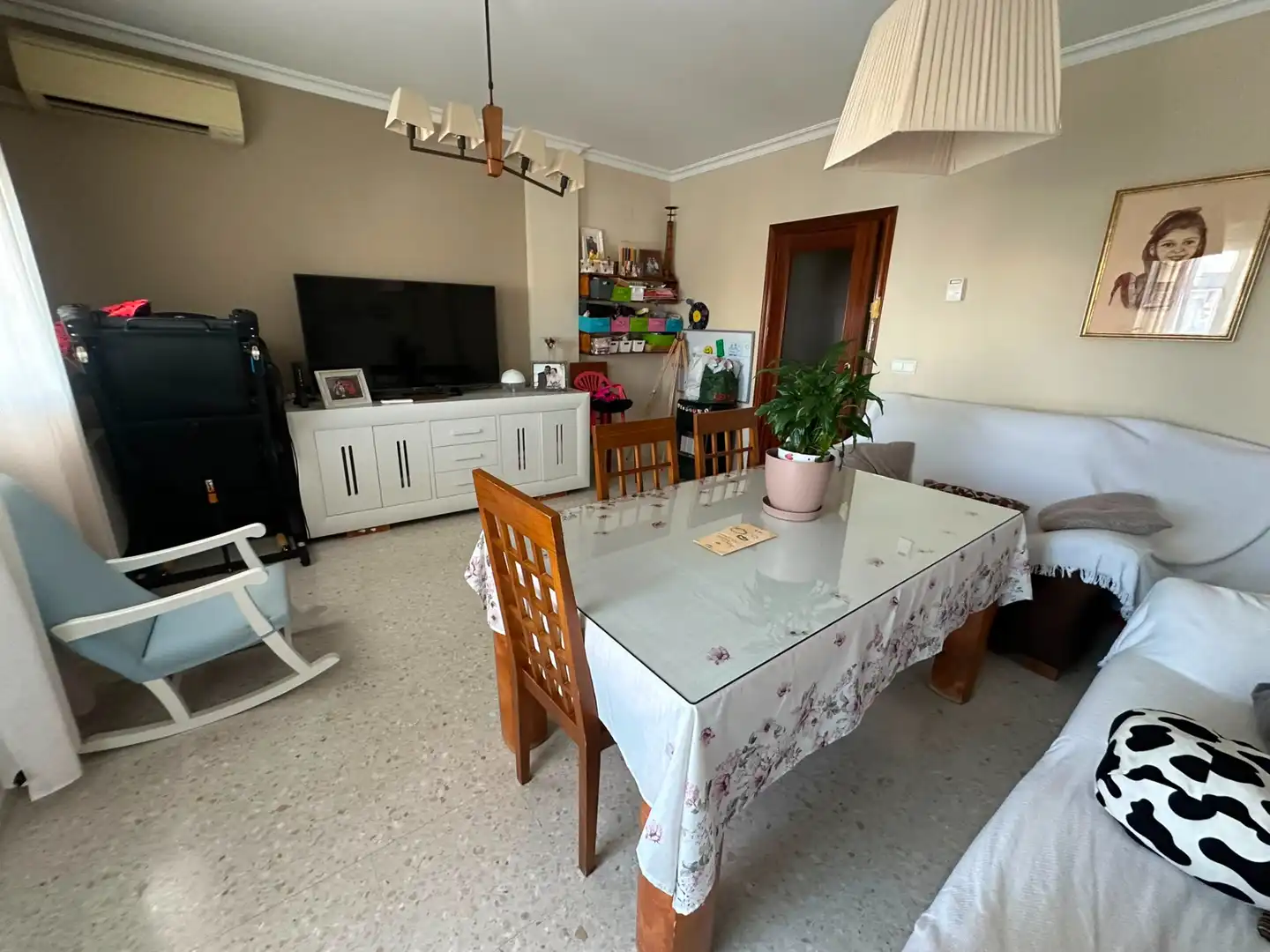 Esszimmer von Wohnung zum Verkauf in Don Benito mit Klimaanlage, Heizung und Balkon