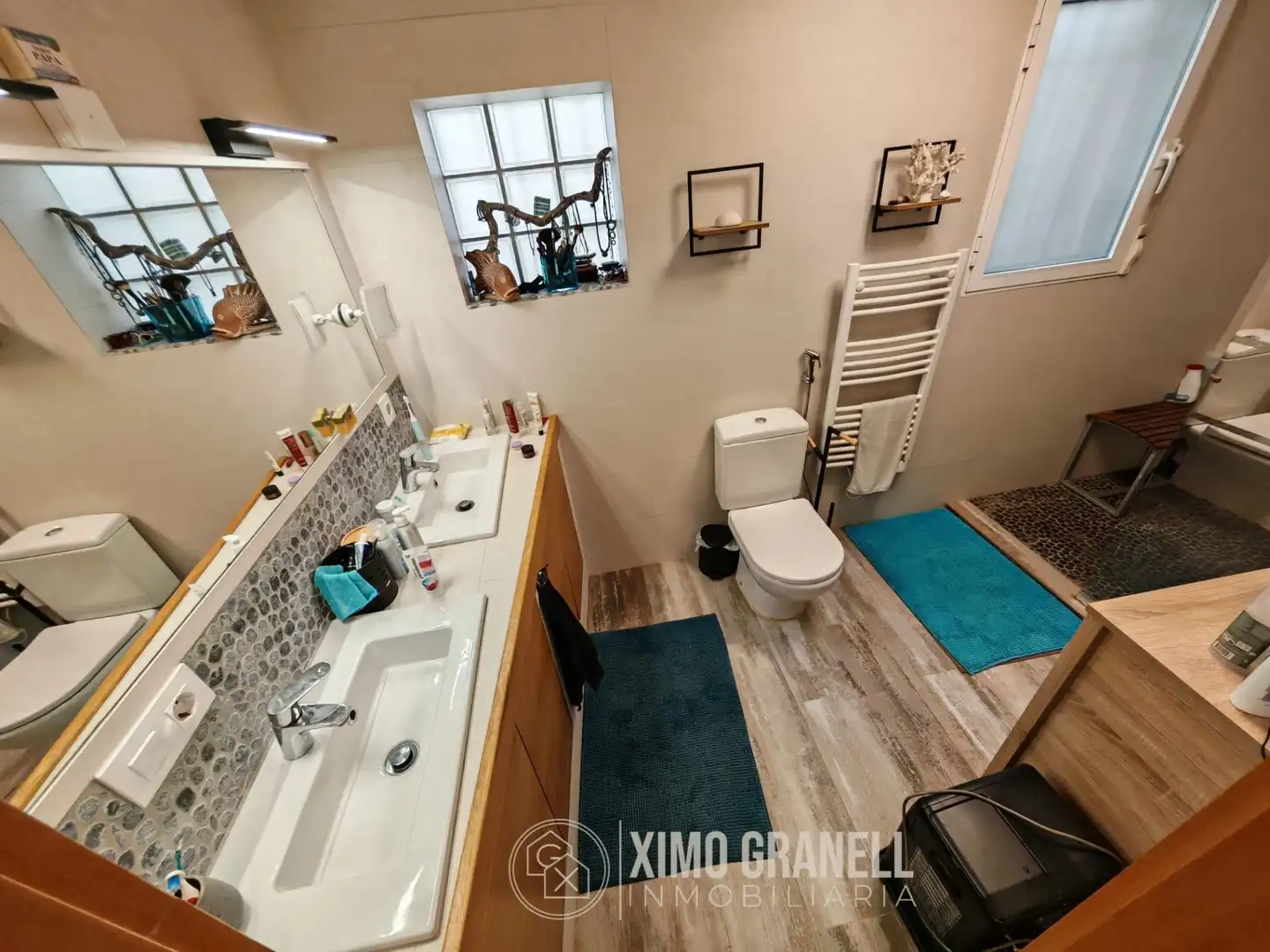 Badezimmer von Country house zum Verkauf in Sagunto / Sagunt mit Klimaanlage, Heizung und Privatgarten