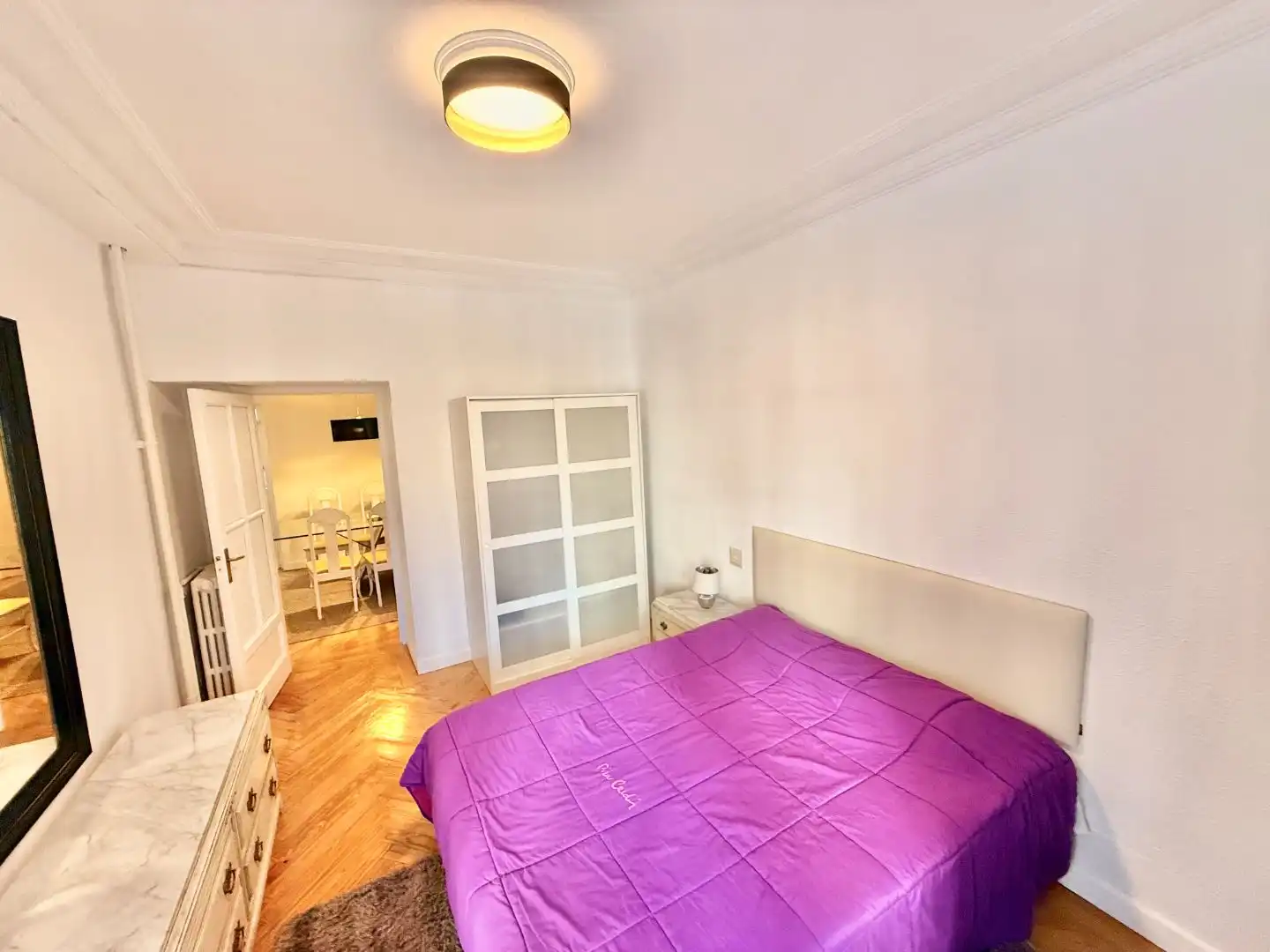 Bedroom of Flat for sale in  Madrid Capital  with Air Conditioner, Terrace and Balcony