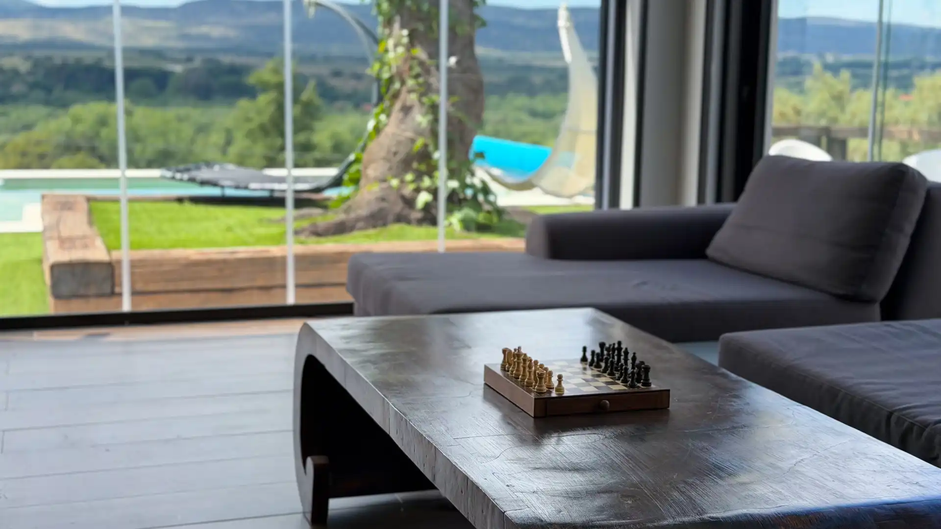 Wohnzimmer von Haus oder Chalet zum Verkauf in Santa Cruz del Retamar mit Klimaanlage, Heizung und Privatgarten