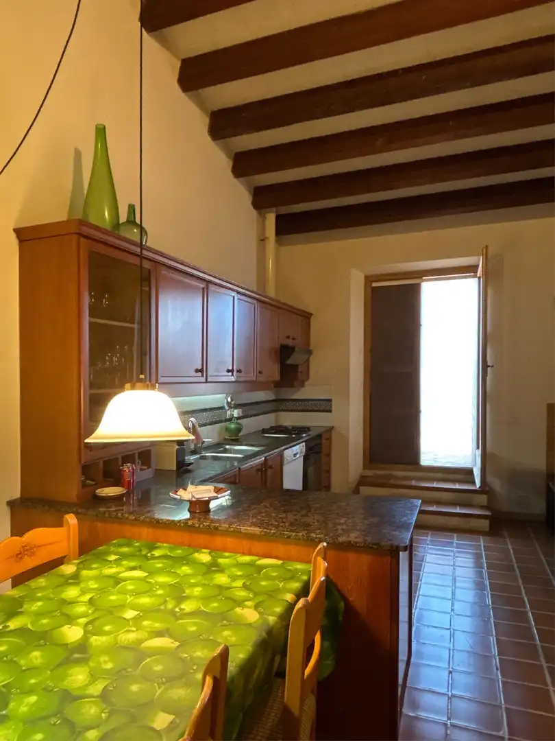 Cuina de Finca rústica en venda en Cabanelles amb Calefacció, Jardí privat i Terrassa