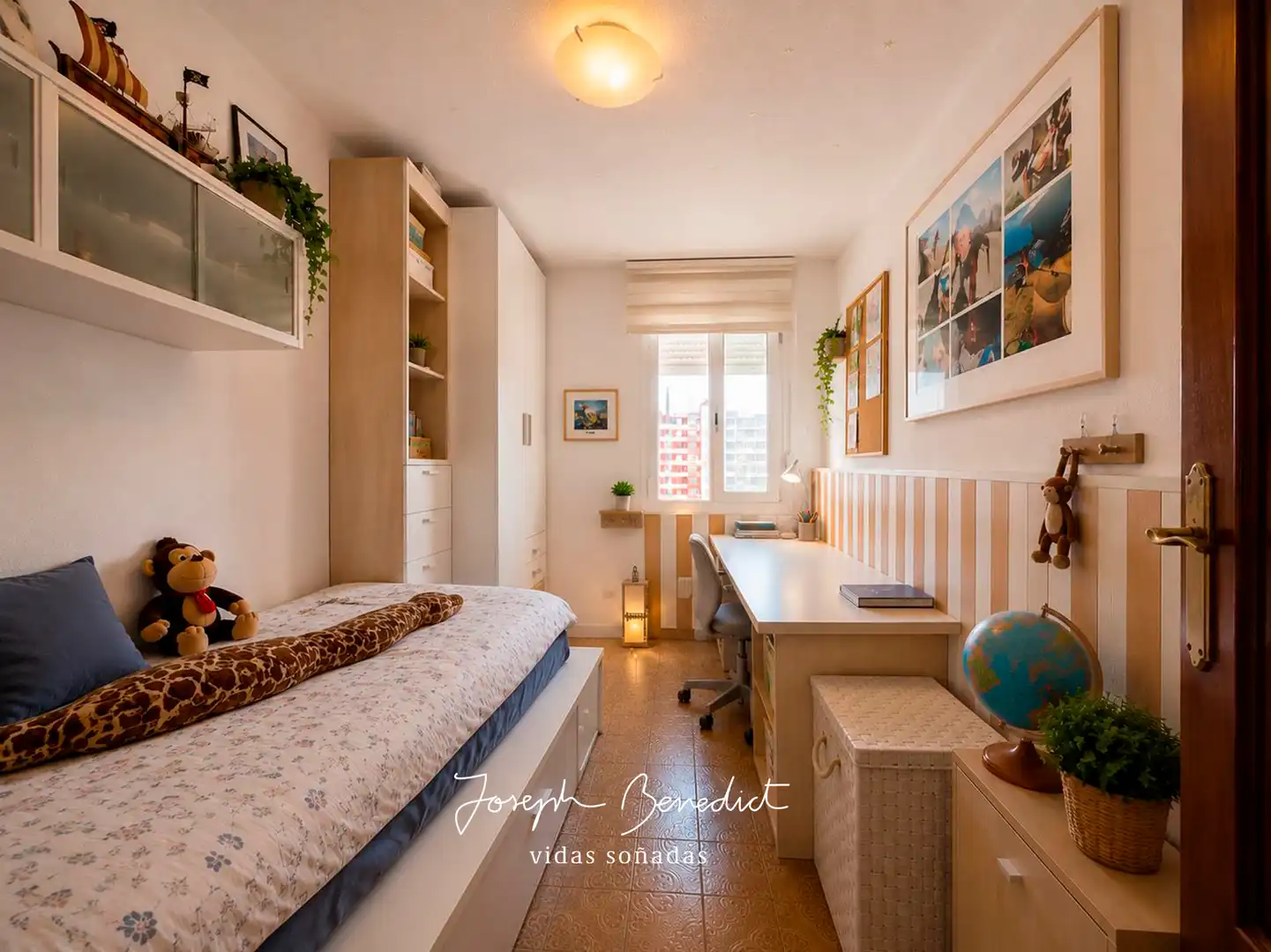 Bedroom of Flat for sale in L'Hospitalet de Llobregat  with Air Conditioner, Heating and Terrace