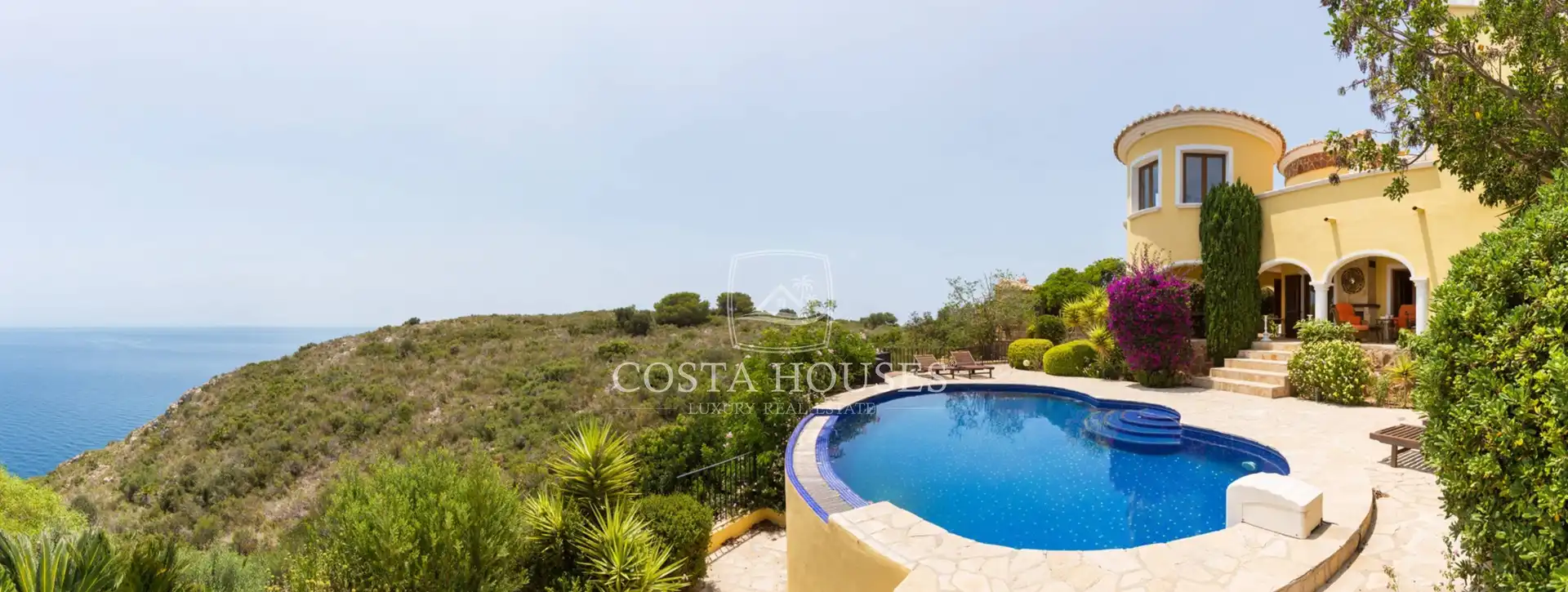 Piscina de Casa o xalet en venda en Benitachell / El Poble Nou de Benitatxell amb Aire condicionat, Jardí privat i Terrassa